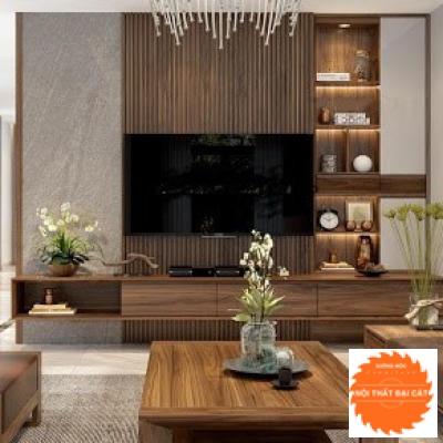 Vách ốp kệ ti vi VO003
