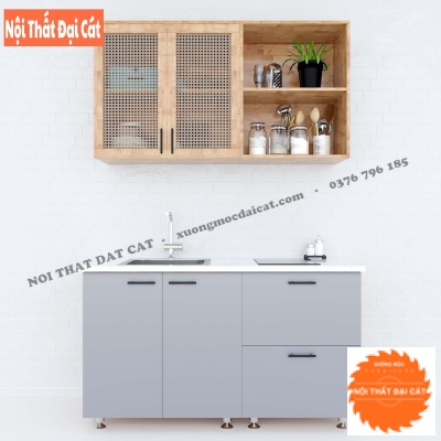 Tủ bếp mini gỗ MDF TBMN003