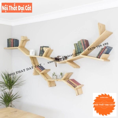 Kệ trang trí treo tường hình cây KTT156