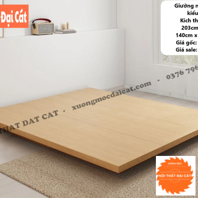 Giường ngủ kiểu Nhật sang trọng, hiện đại G136