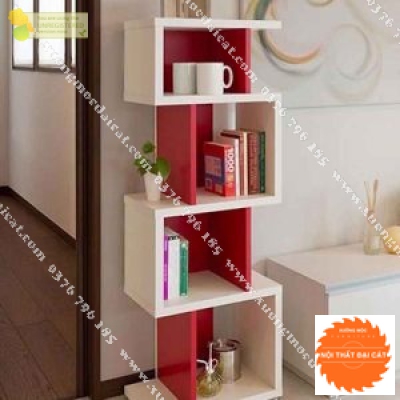 Kệ sách đứng thiết kế chữ Z KS117