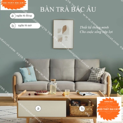 Bàn sofa gỗ công nghiệp MDF BS045