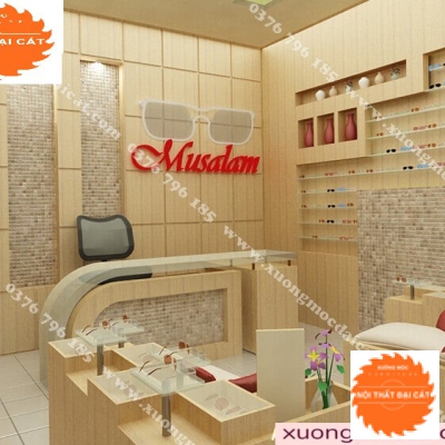Mẫu thiết kế shop mắt kính MS003