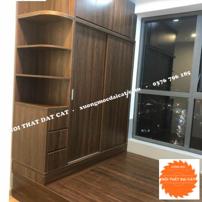 Tủ áo quần kết hợp giường MS22180