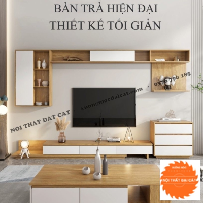 Bàn sofa gỗ phong cách hiện đại BS076