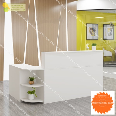 Quầy thu ngân showroom hiện đại QTN030