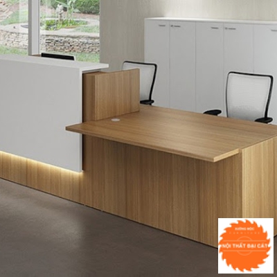 Quầy lễ tân thiết kế đẹp QLT002