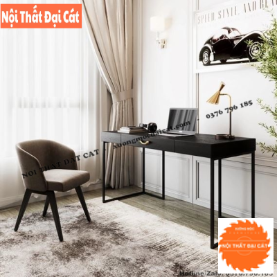 Bàn làm việc mặt gỗ chân sắt BLV131