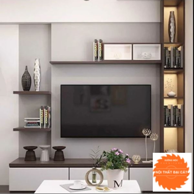 Kệ tivi bằng gỗ kiểu dáng hiện đại KTV035