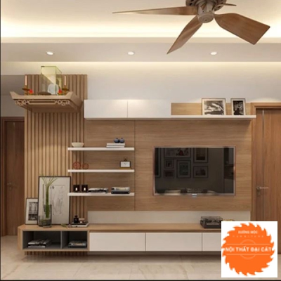 Combo kệ tivi gia đình thiết kế hiện đại KTV036