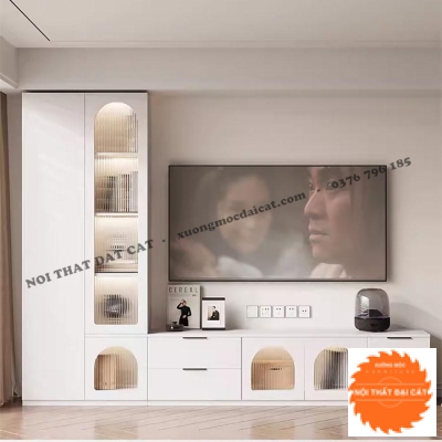 Tủ kệ tivi bằng gỗ sang trọng KKH084