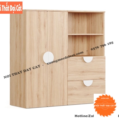 Tủ gỗ để đồ cho bé TTE065