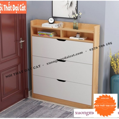 Tủ giày cánh lật nhỏ gọn 3 tấng TG213