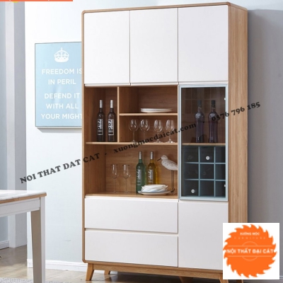 Tủ rượu gỗ MDF hiện đại cho phòng khách TR026
