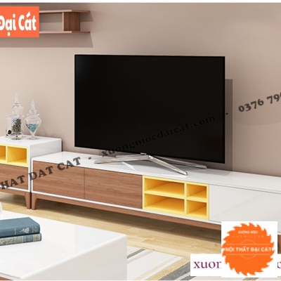 Kệ tivi phòng khách bằng gỗ MDF KTV397