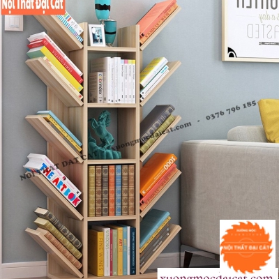 Kệ sách gỗ công nghiệp đẹp KS166