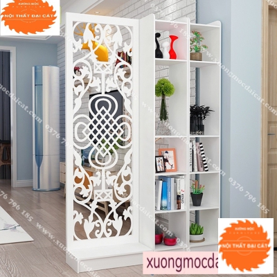 Kệ vách ngăn kết hợp trang trí VN065