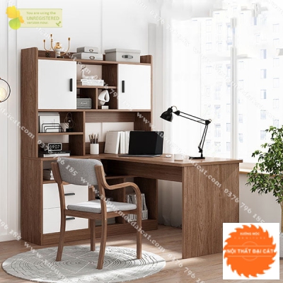 Bàn học kệ sách thiết kế thông minh BH053
