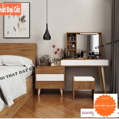Bàn trang điểm gỗ công nghiệp MDF BTĐ123