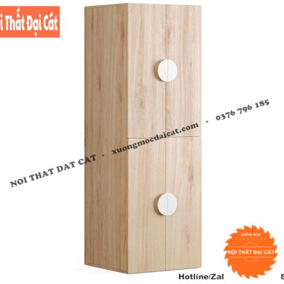 Tủ áo quần trẻ em bằng gỗ công nghiệp TTE068
