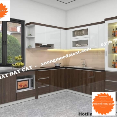 Tủ bếp thiết kế đẹp MS0045