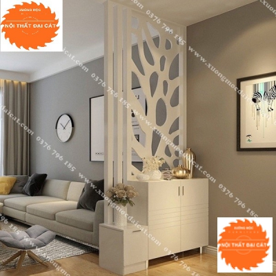 Tủ vách ngăn gỗ cho phòng khách hiện đại VN067