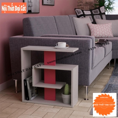 Bàn gỗ cạnh Sofa màu xám BGS001