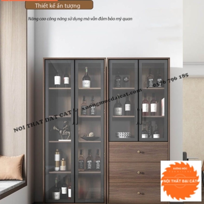 Tủ rượu kết hợp phong cách mới TR063