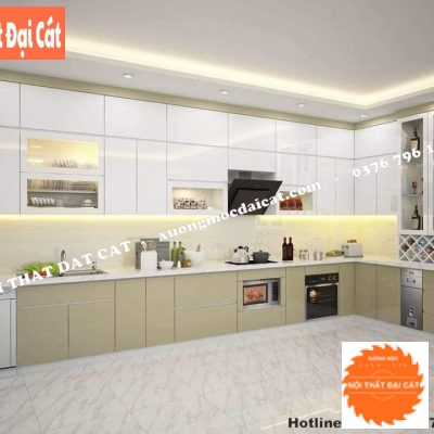 Tủ bếp thiết kế hiện đại MS0046