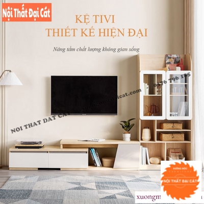 Kệ tivi phòng khách kiểu dáng hiện đại KTV401