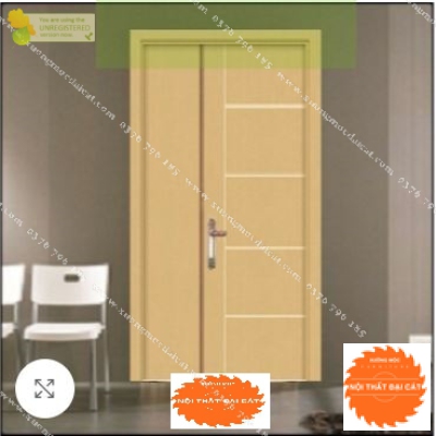 Cửa gỗ MDF thiết kế đẹp 