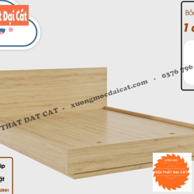 Giường ngủ gỗ hiện đại G117