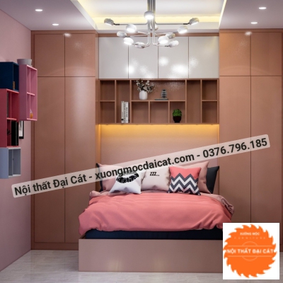Giường ngủ trẻ em thiết kế đẹp MS0021