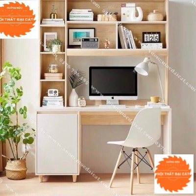 Bàn học gỗ công nghiệp đa chức năng BH038