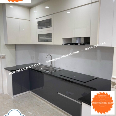 Tủ bếp gỗ công nghiệp MS0012