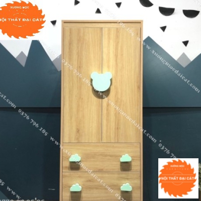 Tủ gỗ công nghiệp đẹp cho phòng ngủ bé