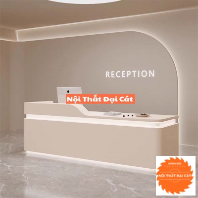 Quầy lễ tân thiết kế ấn tượng QLT055