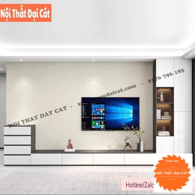 Kệ tủ tivi phòng khách bằng gỗ MDF KKH092