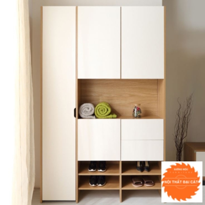 Tủ giày thiết kế cao 2 màu TG079