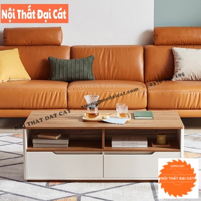 Bàn sofa gỗ thiết kế hộc kéo BS044