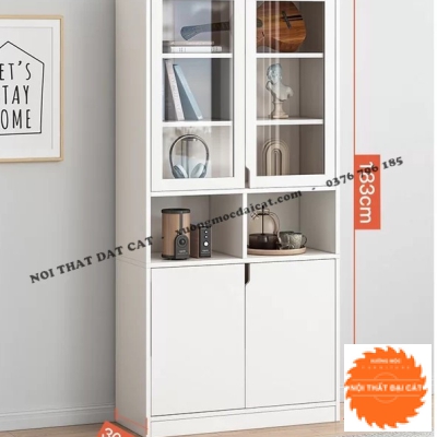 Kệ - tủ sách bằng gỗ công nghiệp KS174
