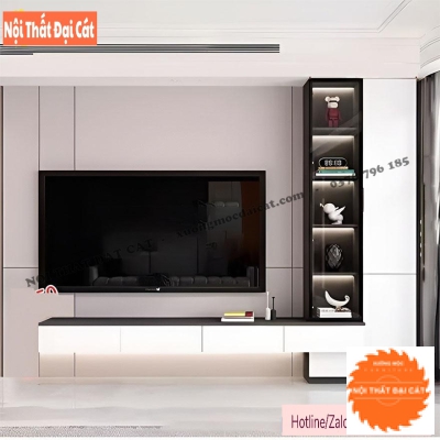 Kệ tivi kết hợp tủ trang trí KKH098