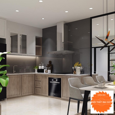 Thiết kế nhà bếp hiện đại - tiện nghi TB0080