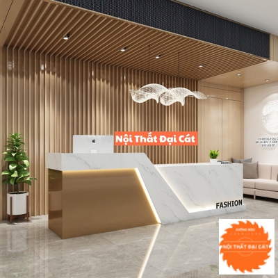 Quầy lễ tân thiết kế hiện đại cho công ty QLT063