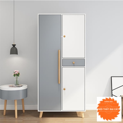 Tủ áo quần cho bé bằng gỗ công nghiệp 