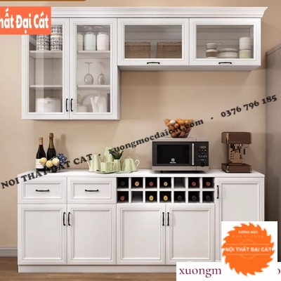 Tủ nhà bếp thiết kế tân cổ điển TBN081