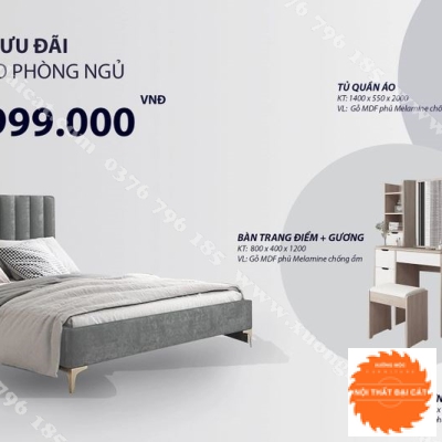 Combo nội thất phòng ngủ CBPN076