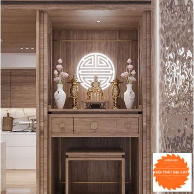 Tủ bàn thờ gỗ cho gia đình BT009