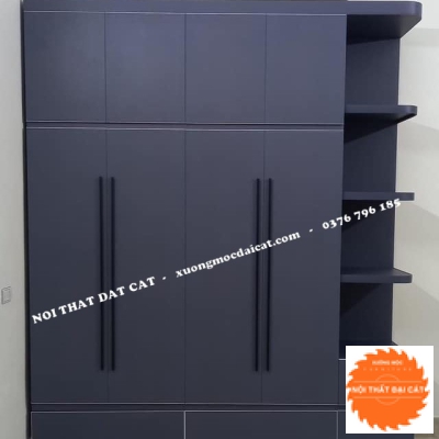 Tủ áo quần màu xám xanh MS22193