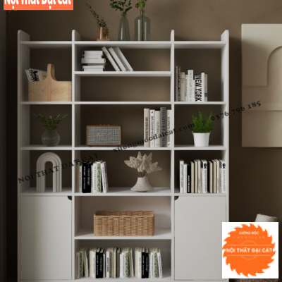 Kệ để sách thiết kế lớn nhiều ngăn KS204